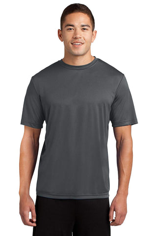 Men's Big and Tall Short Sleeve Moisture Wicking Athletic Grey T-Shirts