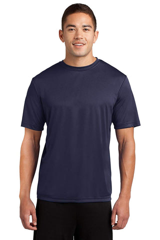 Men's Big and Tall Short Sleeve Moisture Wicking Athletic Navy T-Shirts