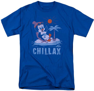 Men's Chilly Willy Cooler Than You Heather Adult Blue T-Shirts