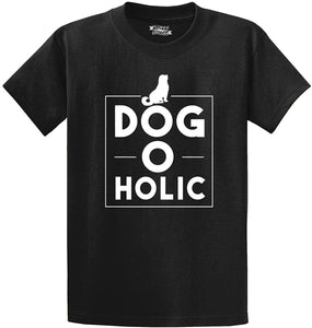 Men's Dogoholic Dog O Holic Black T-Shirts