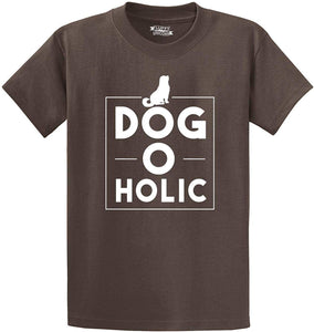 Men's Dogoholic Dog O Holic Brown T-Shirts