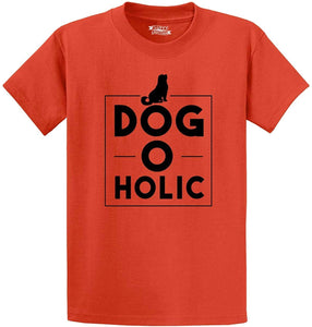 Men's Dogoholic Dog O Holic Orange T-Shirts