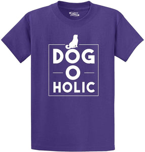 Men's Dogoholic Dog O Holic Purple T-Shirts