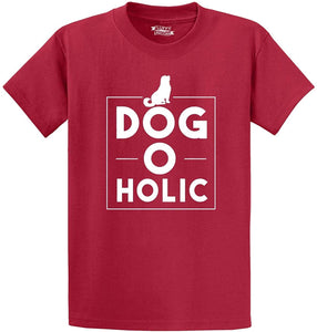 Men's Dogoholic Dog O Holic Red T-Shirts