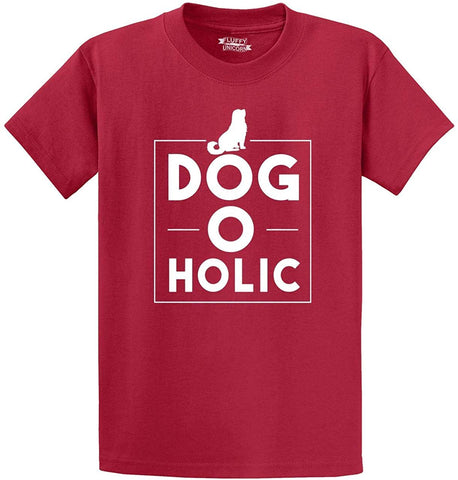 Men's Dogoholic Dog O Holic Red T-Shirts