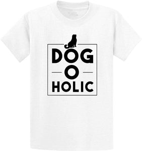 Men's Dogoholic Dog O Holic White T-Shirts