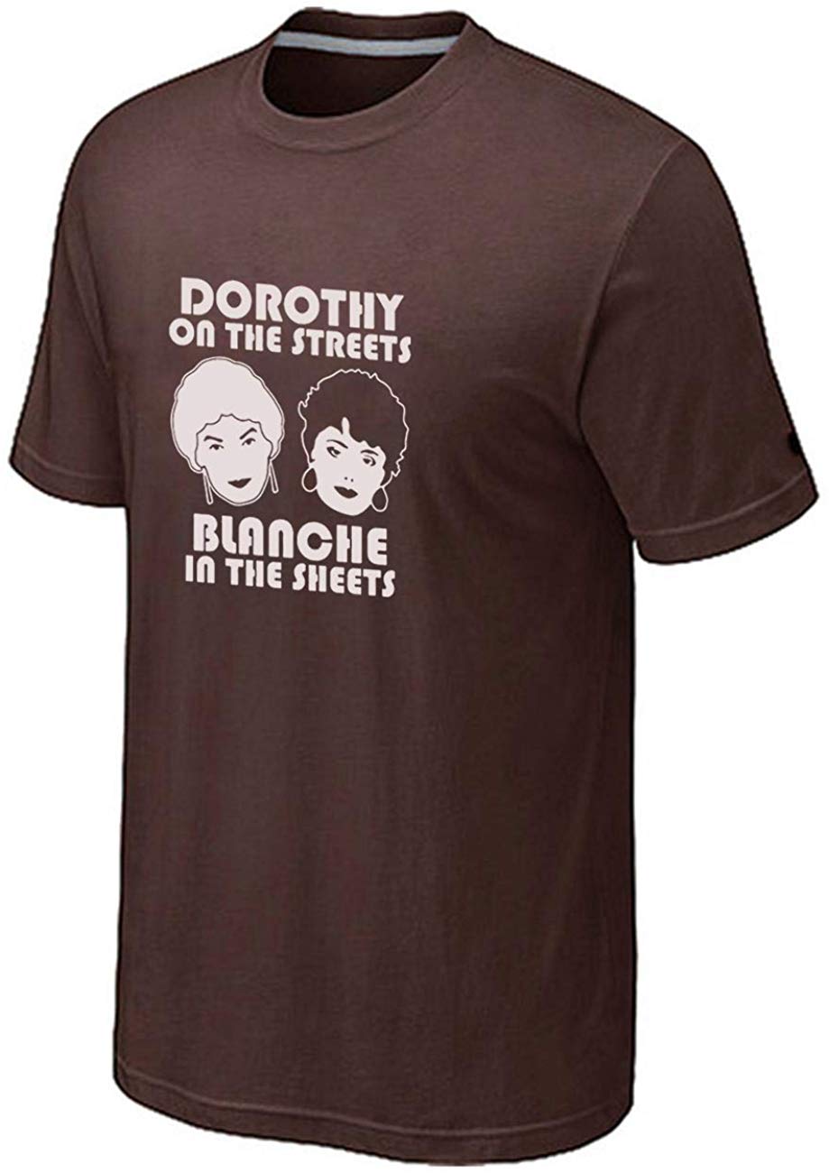 Men's Dorothy in The Streets B eets Funny Graphic Brown T-Shirts