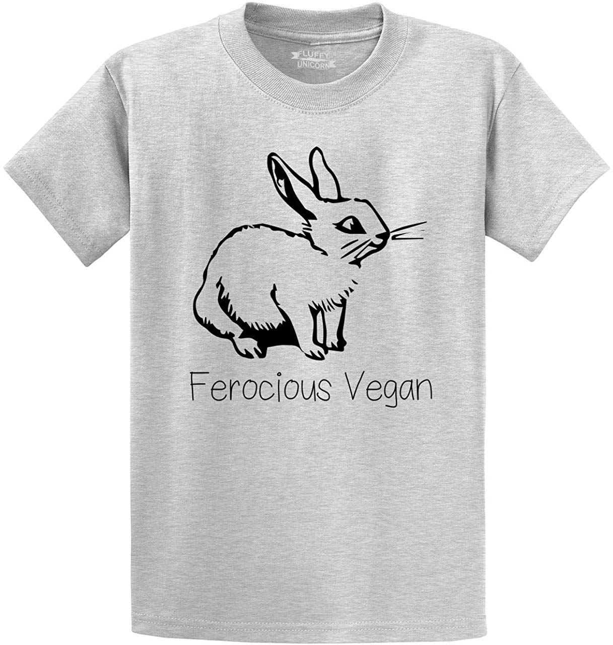 Men's Ferocious Vegan Grey T-Shirts