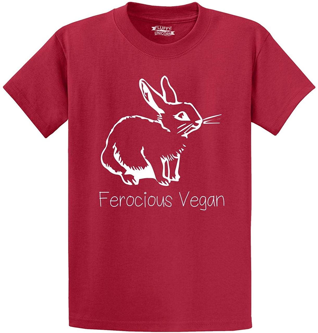 Men's Ferocious Vegan Red T-Shirts