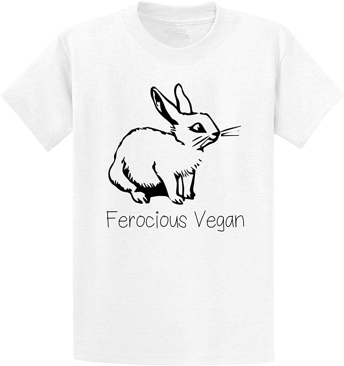 Men's Ferocious Vegan White T-Shirts