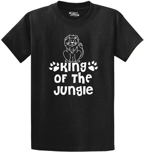 Men's King of The Jungle Black T-Shirts