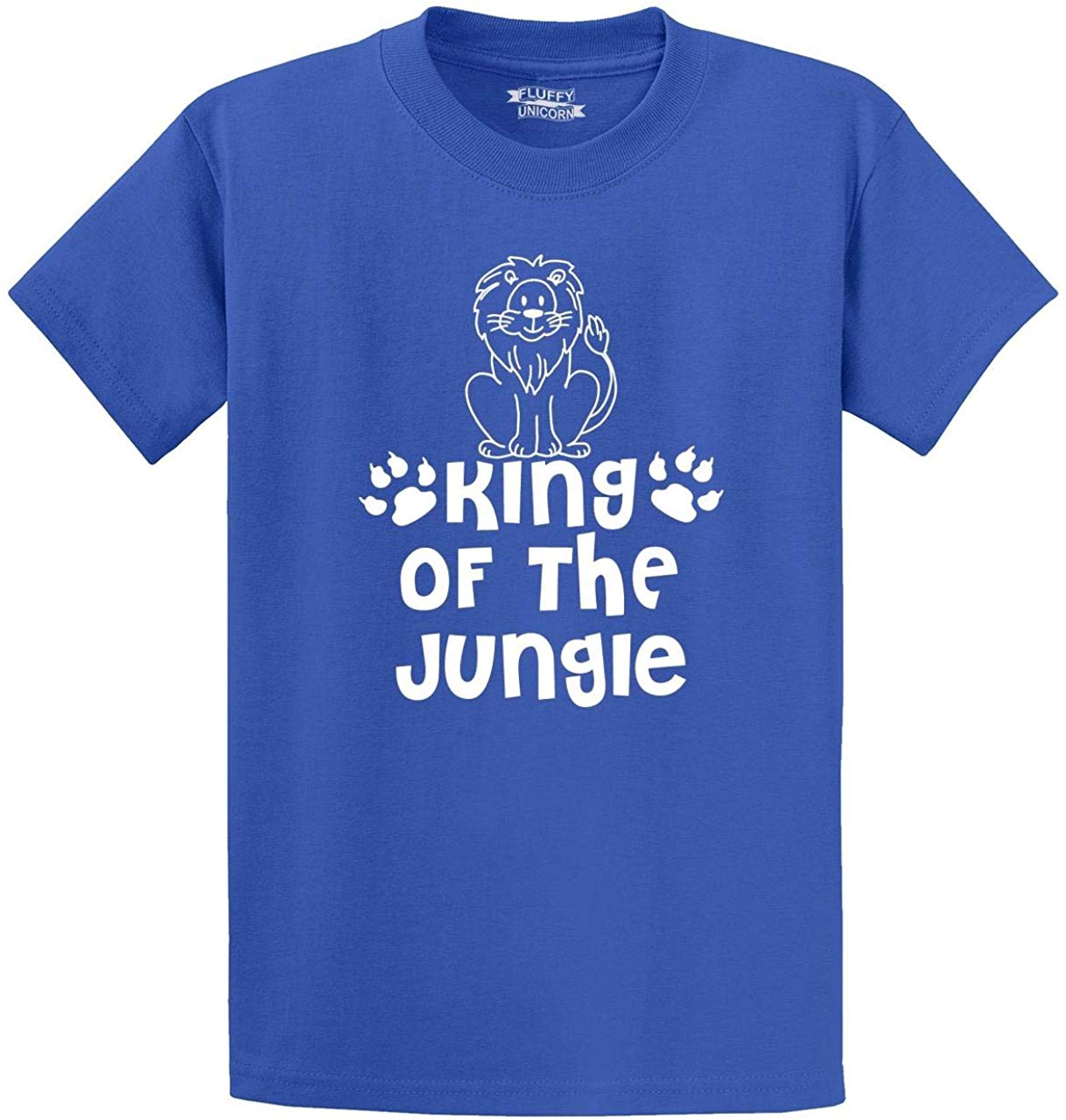 Men's King of The Jungle Blue T-Shirts