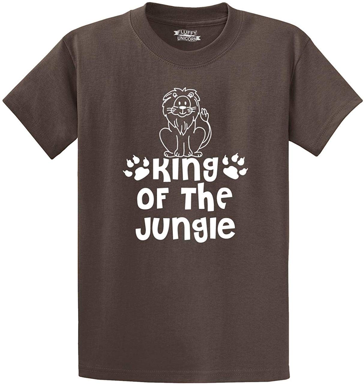 Men's King of The Jungle Brown T-Shirts