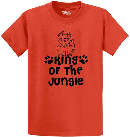 Men's King of The Jungle Orange T-Shirts