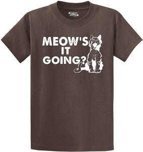 Men's Meows It Going Brown T-Shirts