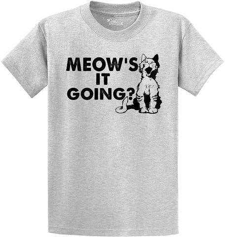 Men's Meows It Going Grey T-Shirts