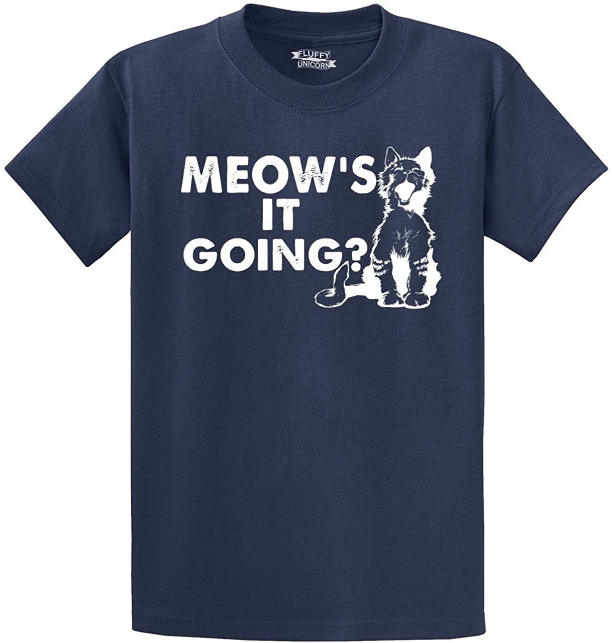 Men's Meows It Going Navy T-Shirts