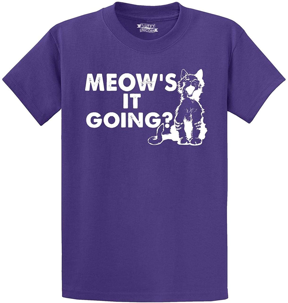 Men's Meows It Going Purple T-Shirts