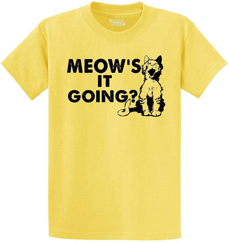 Men's Meows It Going Yellow T-Shirts