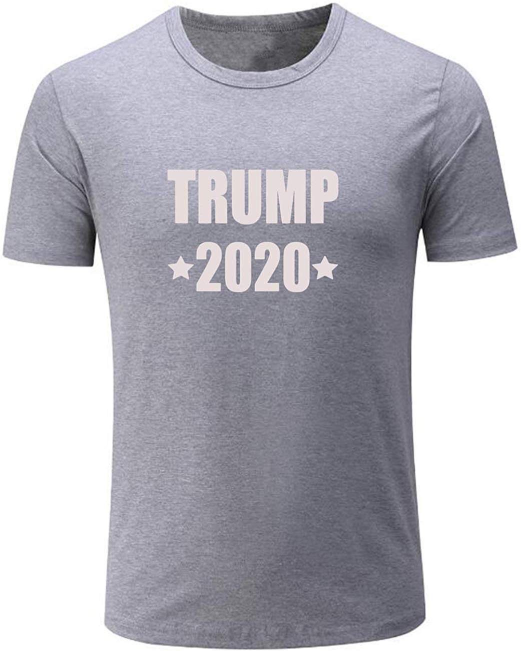 Men's President 2020 Fashion Letter Prin Gray T-Shirts