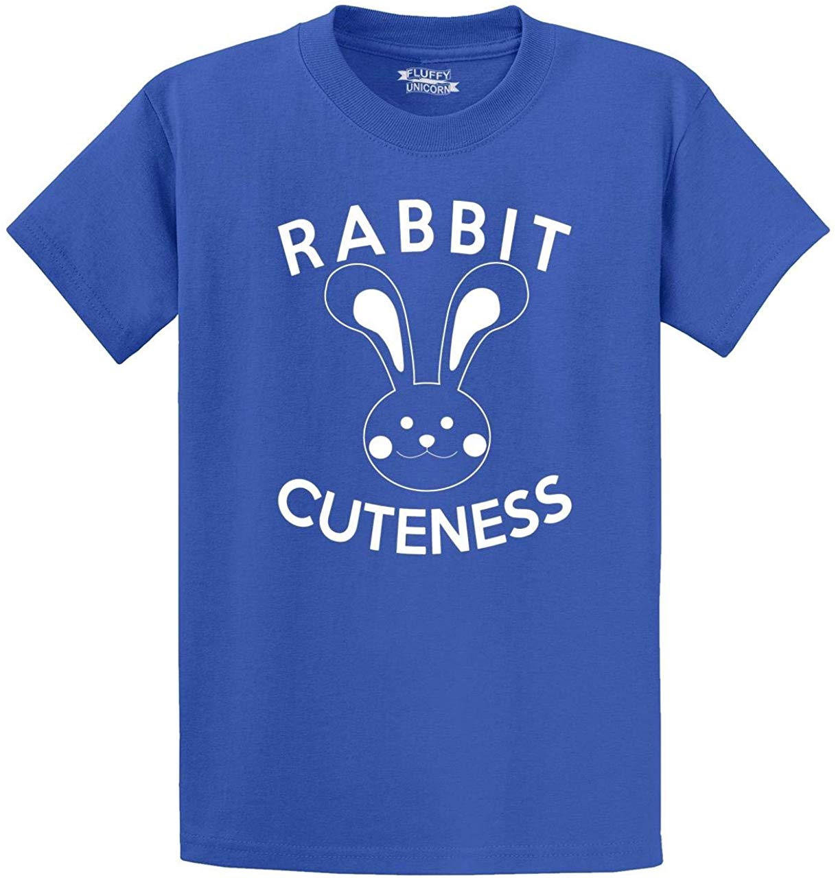 Men's Rabbit Cuteness Blue T-Shirts