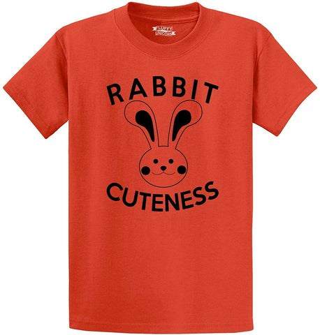 Men's Rabbit Cuteness Orange T-Shirts