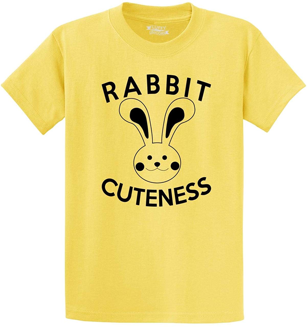 Men's Rabbit Cuteness Yellow T-Shirts