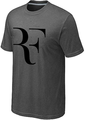 Men's Roger RF Tennis Fans Grey T-Shirts