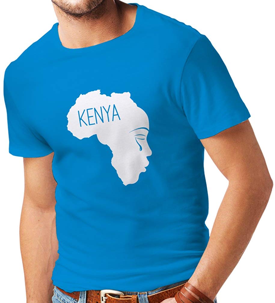 Men's Save Kenya! Human Rights Political Slogans White T-Shirts