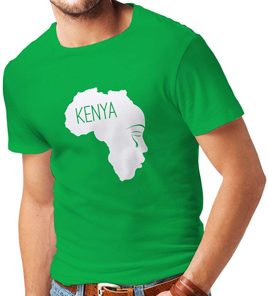 Men's Save Kenya! Human Rights Political Slogans White T-Shirts