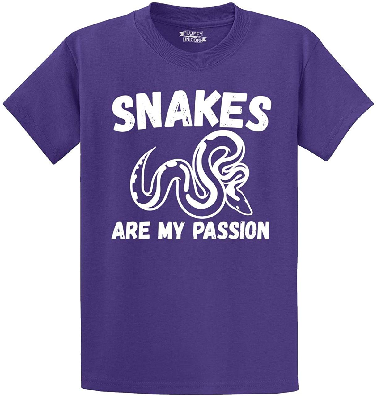 Men's Snakes are My Passion Purple T-Shirts