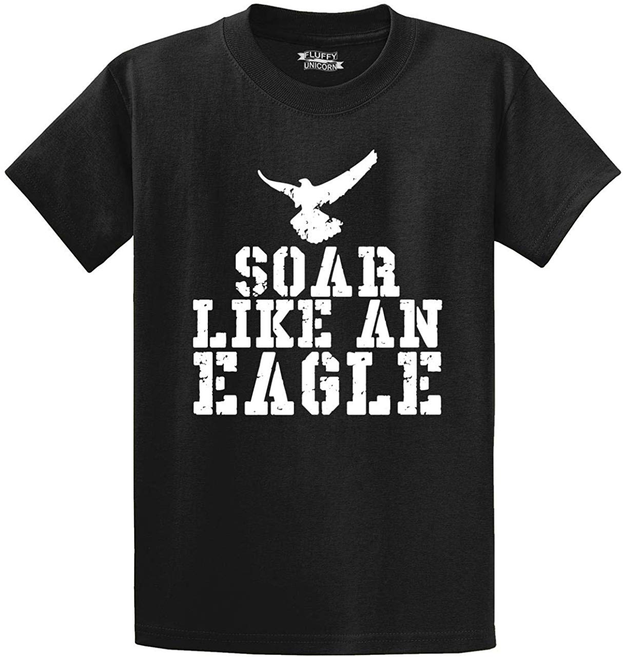 Men's Soar Like an Eagle Black T-Shirts