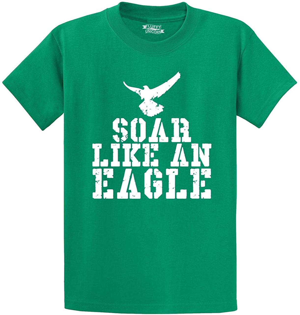 Men's Soar Like an Eagle Green T-Shirts