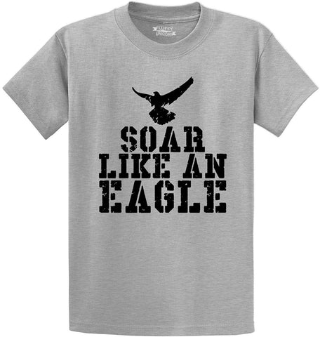 Men's Soar Like an Eagle Grey T-Shirts