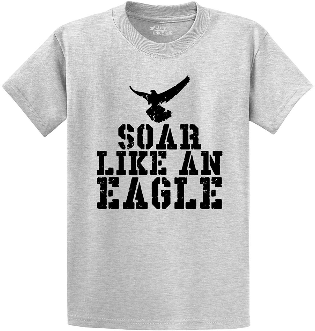 Men's Soar Like an Eagle Grey T-Shirts