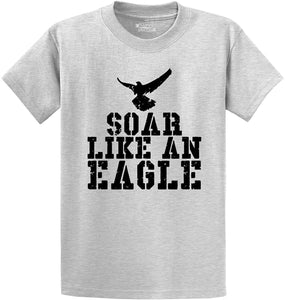 Men's Soar Like an Eagle Grey T-Shirts