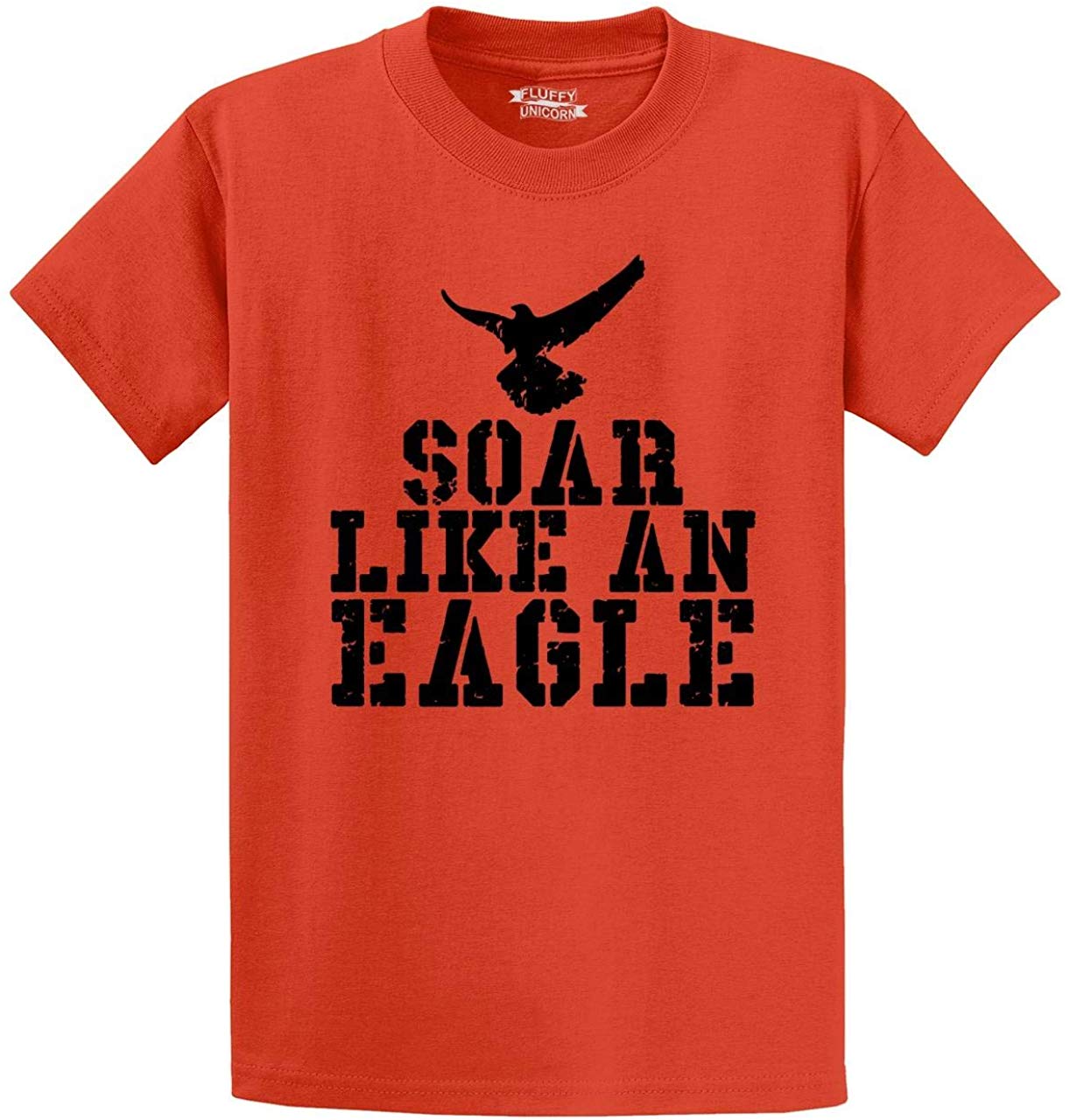 Men's Soar Like an Eagle Orange T-Shirts