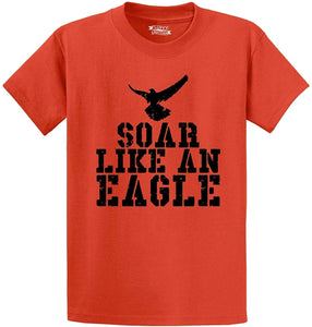 Men's Soar Like an Eagle Orange T-Shirts