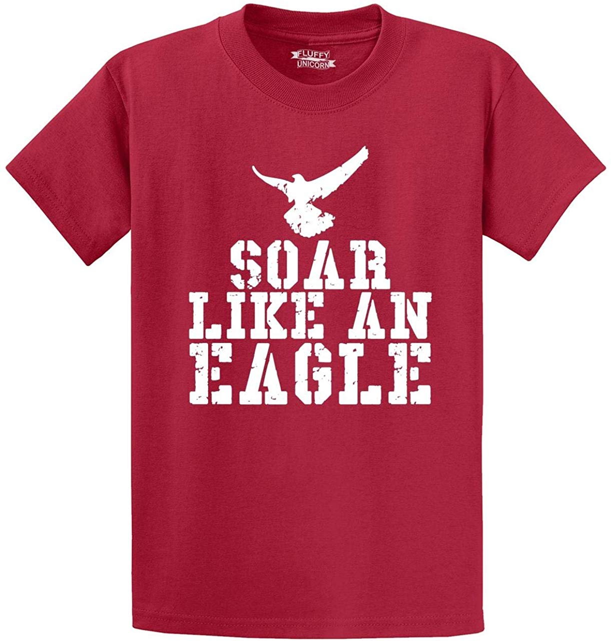 Men's Soar Like an Eagle Red T-Shirts