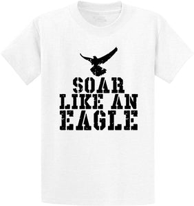 Men's Soar Like an Eagle White T-Shirts