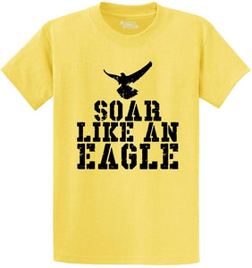 Men's Soar Like an Eagle Yellow T-Shirts