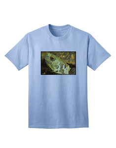 Menacing Turtle Adult Blue T-Shirts