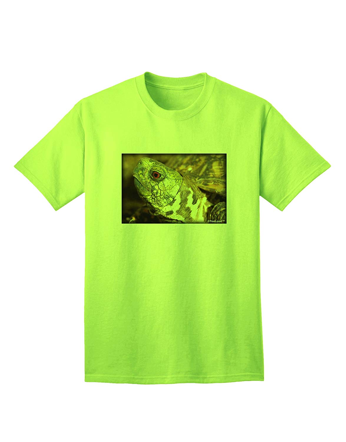 Menacing Turtle Adult Green T-Shirts