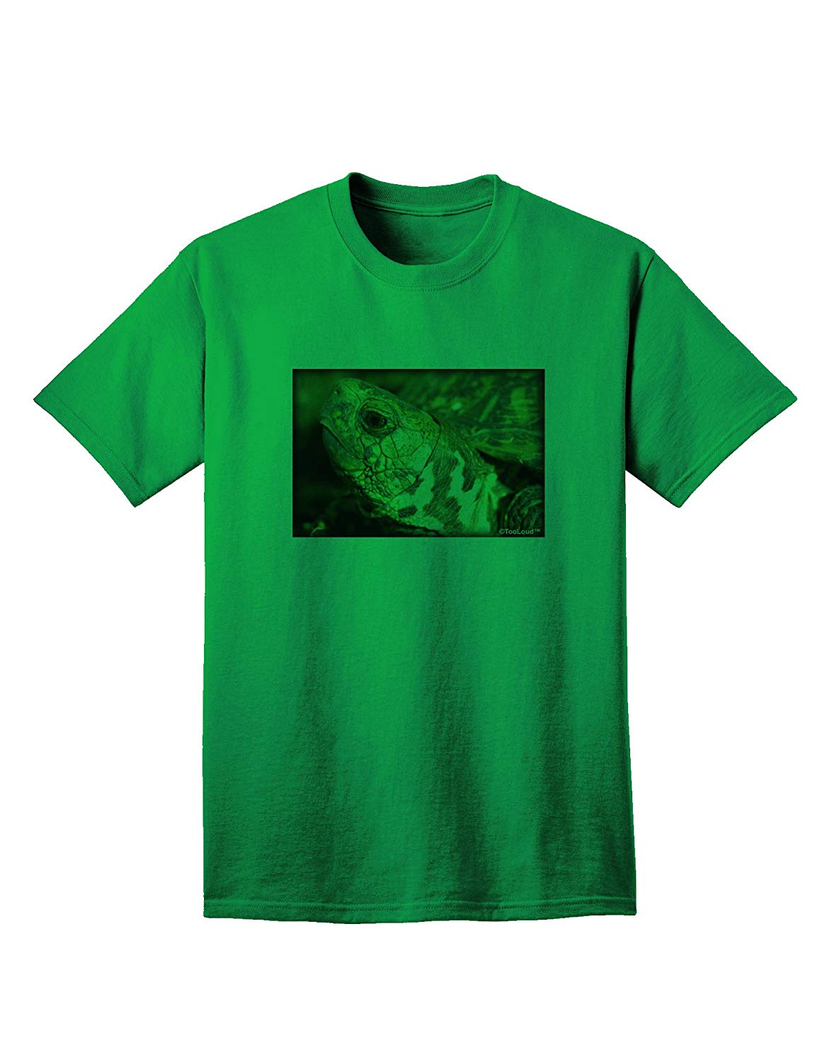 Menacing Turtle Adult Green T-Shirts