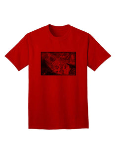 Menacing Turtle Adult Red T-Shirts