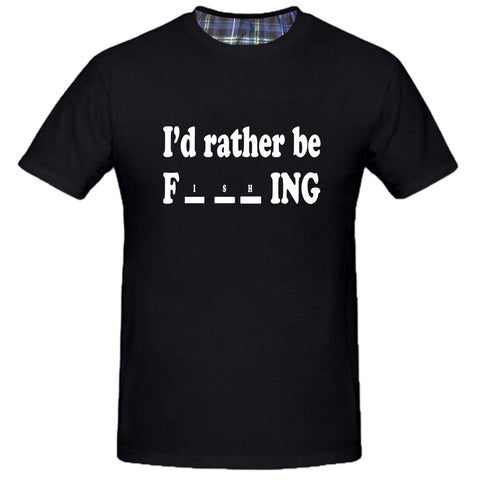 Mens Casual Funnny Black T-Shirts