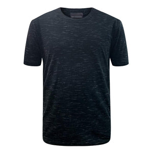 Mens Cotton Graphic Casual Crew Neck Short Sleeve Black T-Shirts