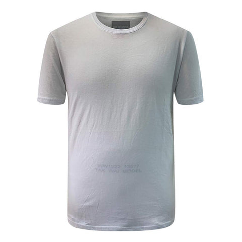 Mens Cotton Graphic Casual Crew Neck Short Sleeve White T-Shirts