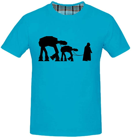 Mens Funnny Cotton Blue T-Shirts