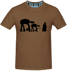 Mens Funnny Cotton Brown T-Shirts